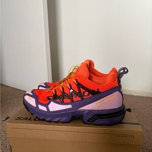 Salomon Dragonfire Trail Shoes - Purple, Black